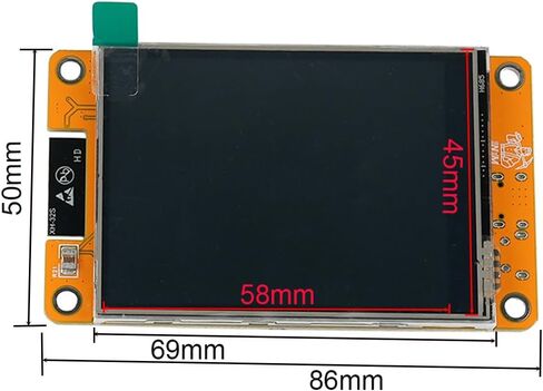 NerdMiner V2 Lucky Nerd Miner ESP32-2432S028R Module 2.8 inch Display with Acrylic Case + Adapter in Saudi Arabia