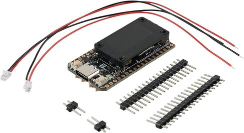 Heltec WiFi LoRa 32 (V4) Ultimate Kit - ESP32-S3 & SX1262 LoRaWAN Board، 0.96 بوصة OLED، بطارية 3000 مللي أمبير في الساعة، GPS، هوائي وحقيبة لشبكة Meshtastic، Arduino IoT والمشاريع الشمسية in Saudi Arabia