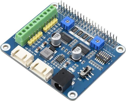 قبعة محرك متدرج HRB8825 متوافقة مع لوحة سلسلة Raspberry Pi / Jetson Nano، تعمل على تشغيل محركين متدرجين، 6 أوضاع Microstepping متاحة in Saudi Arabia