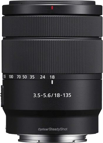 عدسة Sony SEL18135, E مقاس 18-135 مم F3.5-5.6 OSS E-Mount (متجددة) in Saudi Arabia