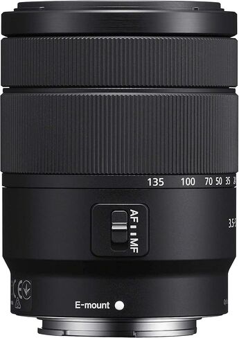 عدسة Sony SEL18135, E مقاس 18-135 مم F3.5-5.6 OSS E-Mount (متجددة) in Saudi Arabia