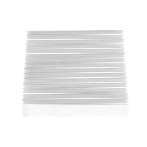 BESPORTBLE Aluminum Heating Sink 100x100x18mm Metal Heat Sink Cooler Fin for CPU Ic Chip Cooling Electronics Computer Accessories in Kuwait