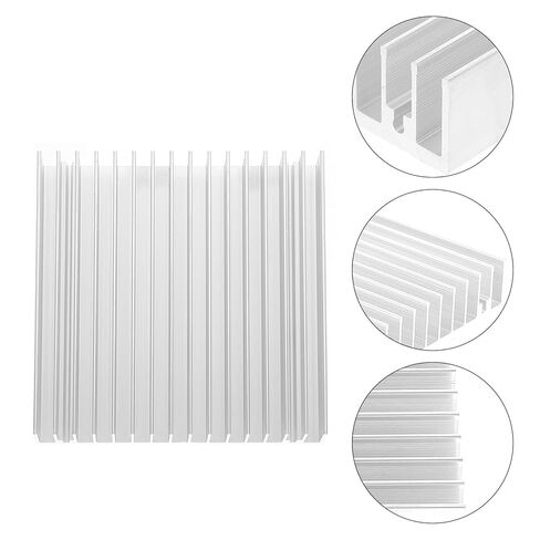 BESPORTBLE Aluminum Heating Sink 100x100x18mm Metal Heat Sink Cooler Fin for CPU Ic Chip Cooling Electronics Computer Accessories in Kuwait