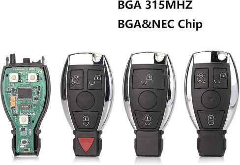 2 3 3+1 Button Smart Remote Key 315mhz fob for Mercedes Benz A C E S Class after 2000+ NEC&BGA replace NEC Chip(4Buttons,3+1Buttons) in Saudi Arabia
