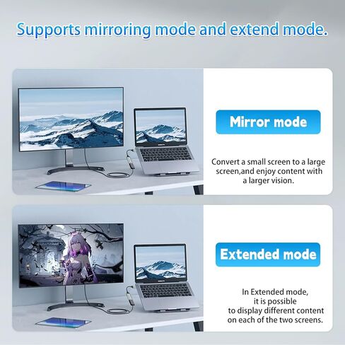 MaxRenard 4K DisplayPort to HDMI Adapter | DP1.2 to HDMI 4K 60Hz Audio-Video Sync | SR Anti-Break, Compatible with Dell HP, for HDTV/Monitor/Projector/PC (DP to HDMI Converter) 2Pcs in Saudi Arabia