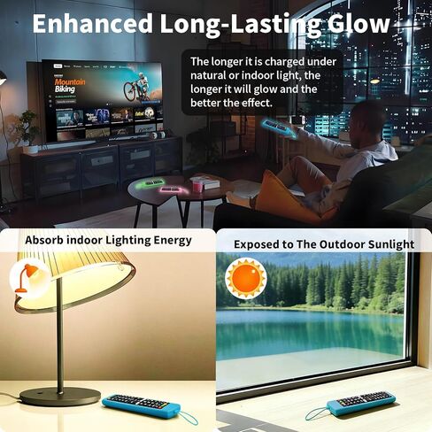 (Pack of 3) Replacement Remote Fit LG TV Remote with Anti-Lost Glow Protective Silicone Cover & Hook, Universal for LG All Smart LCD LED HDTV UHD OLED 3D 4K TVs(Blue&Green&Light Pink) in Saudi Arabia