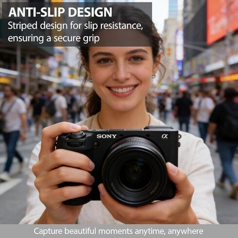 حافظة لملحقات كاميرا Sony A6700، حافظة واقية من السيليكون الناعم A6700 مع واقي شاشة، كم نحيف، خفيف الوزن، مضاد للخدش لهاتف Sony Alpha 6700 (أسود) in Kuwait