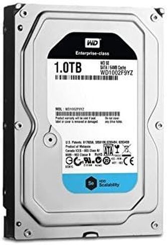 Western Digital WD SE WD1002F9YZ 1TB 7200RPM 128MB SATA3 3.5 NAS Drive (A2) in Saudi Arabia