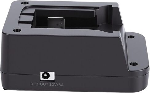 GOWENIC V Mount Battery Plate, 100W Power Tool Battery to V Lock Base Adapter PD 100W with Multiple Outputs D Tap DC USB C Multiple Output for Camera Power Supply in Saudi Arabia