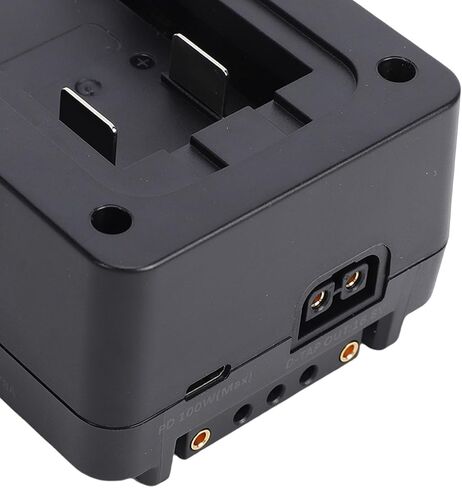 GOWENIC V Mount Battery Plate, 100W Power Tool Battery to V Lock Base Adapter PD 100W with Multiple Outputs D Tap DC USB C Multiple Output for Camera Power Supply in Saudi Arabia