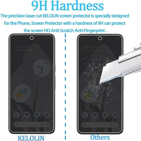 [3 Pack Privacy Screen Protector for Google Pixel 8 Pro, 9H Hardness, Anti-Scratch, Anti Spy, Tempered Glass Screen Protector for Google Pixel 8 Pro in Saudi Arabia