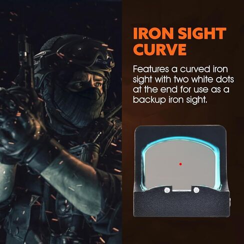 مستشعر Ade Advanced Optics RD3-030/APOLLO-PRO المنشط، يعمل بالطاقة الشمسية 4 MOA Red Dot Sight لـ Springfield Hellcat OSP/PRO، Sig P365XL Spectre Comp، Canik TP9 Elite SC، Mossberg MC2SC، Kimber R7 Mako in Kuwait