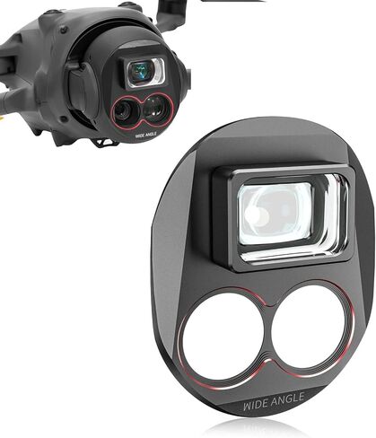 LICHIFIT Wide-Angle Lens for DJI Mavic 4 Pro High-Definition Multi-Coated Optical Glass Wide Field Lens Expand Shooting Range to 110°Magnetic Attach Lens Capture Wider HD Vision in Saudi Arabia