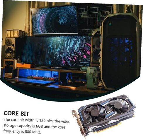 Gtx550ti 6gb Gddr5 192-bit Desktop Graphics Card for Computer Gaming and Workstation Use in Saudi Arabia
