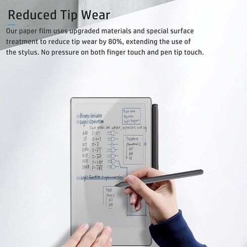 [3pack] Screen Protector for reMarkable Paper Pro Move, PaperFilm,High Light Transmittance,Scratch,Paper Screen Protector for reMarkable Pro Move Tablet 7.3inch in Saudi Arabia