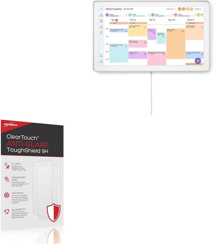 واقي شاشة BoxWave متوافق مع Skylight Calendar Max (27 بوصة) - ClearTouch مضاد للوهج ToughShield 9H (عبوتان)، واقي شاشة مرن متين مضاد للتوهج 9H in Saudi Arabia