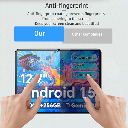 واقي شاشة لجهاز TECLAST ArtPadPro Tablet مقاس 12.7 بوصة، فيلم ورقي، نفاذية عالية للضوء، خدش، واقي شاشة ورقي لجهاز TECLAST Art Pad Pro [عبوتين] in Kuwait