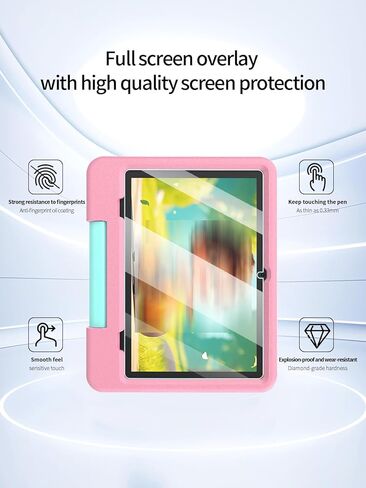 واقي شاشة لجهاز IWEGGO CP31MK Android 15 مقاس 10 بوصة، مضاد للخدش 9H صلابة اللمس الحساسة 2.5D حواف مستديرة خالية من الفقاعات، سهل التركيب، عبوتان. in Kuwait