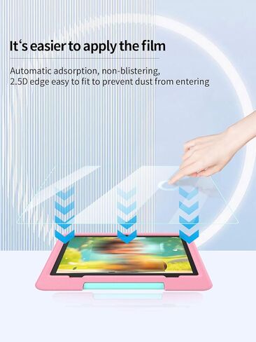 واقي شاشة لجهاز IWEGGO CP31MK Android 15 مقاس 10 بوصة، مضاد للخدش 9H صلابة اللمس الحساسة 2.5D حواف مستديرة خالية من الفقاعات، سهل التركيب، عبوتان. in Kuwait