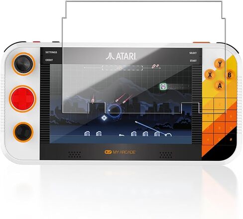 1 Pack Screen Protector for My Arcade Atari Gamestation Go Handheld Game Console, 9H Hardness Tempered Glass for My Arcade Atari Gamestation Go,Anti-Scratch, HD Clarity,Bubble Free in Saudi Arabia