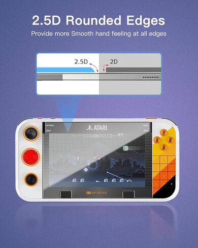 1 Pack Screen Protector for My Arcade Atari Gamestation Go Handheld Game Console, 9H Hardness Tempered Glass for My Arcade Atari Gamestation Go,Anti-Scratch, HD Clarity,Bubble Free in Saudi Arabia