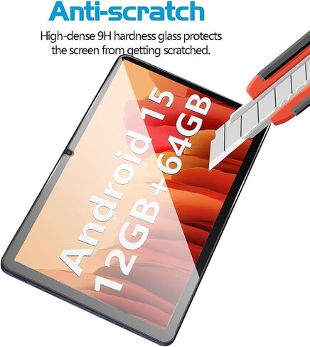 واقي شاشة مقاس 10.1 بوصة لجهاز ‎ECOPAD THTH-K12C مقاس 10.1 بوصة يعمل بنظام Android 13، فائق الوضوح/صديق للحافظة/حساس باللمس/خالي من الفقاعات/زجاج مقسى مضاد للخدش in Kuwait