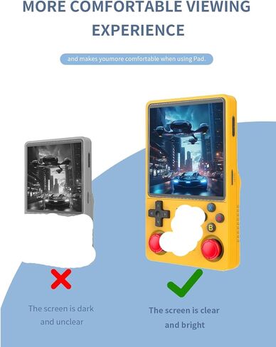 [3 Pack] Screen Protector for EWDGOES R36S Plus Handheld Gaming 4.0 Inch Tempered Glass Film, Screen Protector for R36S Plus Handheld Gaming Anti-Scratch & Sensitive & 9H Hardness in Saudi Arabia