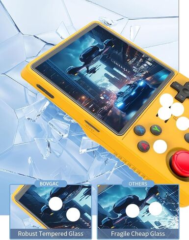 [3 Pack] Screen Protector for EWDGOES R36S Plus Handheld Gaming 4.0 Inch Tempered Glass Film, Screen Protector for R36S Plus Handheld Gaming Anti-Scratch & Sensitive & 9H Hardness in Saudi Arabia