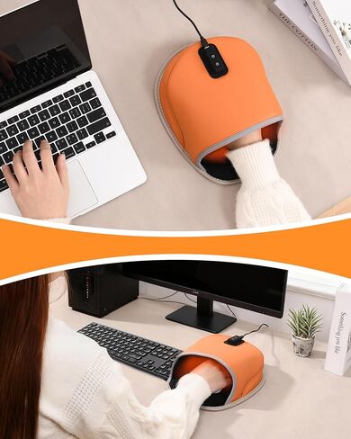 لوحة ماوس لتدفئة اليد، 3 درجات حرارة ومؤقت، لوحة ماوس لتدفئة اليد مع تصميم مريح لدعم المعصم، ملحقات عالمية لتدفئة المكتب لمكتب الكمبيوتر in Kuwait