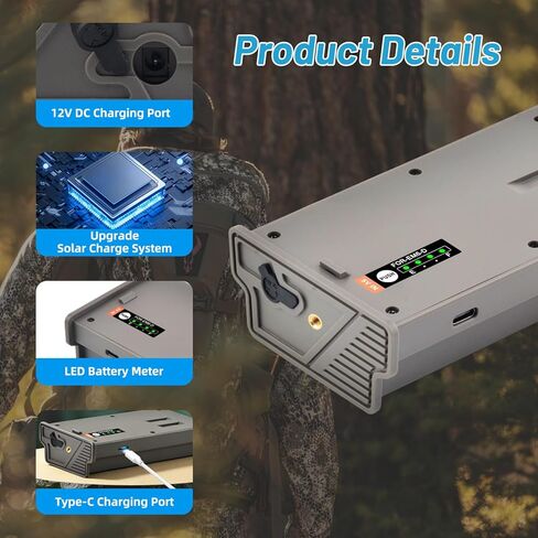 Tectra 2-Pack New Reveal Battery Pack Compatible with Reveal X Gen 3.0, 2.0, X Pro, Pro 3.0, X Ultra 3.0, SK, XB, X Cellular Trail Camera in Saudi Arabia