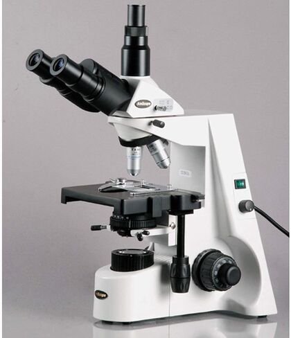 مجهر مركب AmScope 40X-2500X احترافي فائق ويديفيلد كوهلر ثلاثي العينيات in Saudi Arabia