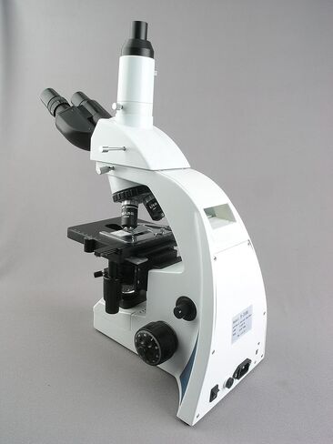 AmScope 40X-2000X مجهر LED احترافي مركب ثلاثي العينيات in Saudi Arabia