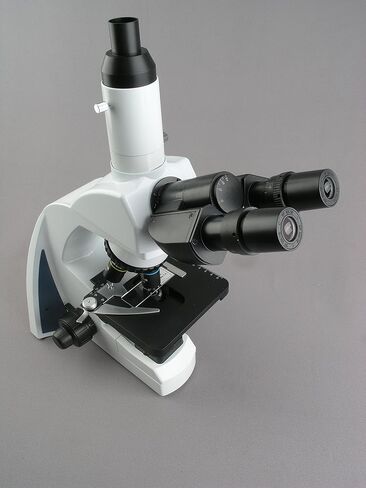 AmScope 40X-2000X مجهر LED احترافي مركب ثلاثي العينيات in Saudi Arabia