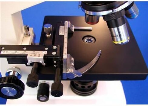 AmScope - مجهر ثنائي العينين 40X-2000X + كاميرا رقمية 1.3 ميجابكسل + مسرح ميكانيكي in Saudi Arabia