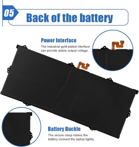 Dentsing AA-PBAN2HE 42.3Wh Laptop Battery for Samsung Galaxy Book Go 340XDA NP340XLA XE340XDA-KA3US-RB XE340XDA-KA1US XE340XDA-KA3 XE340xda-ka1it Series 7.72V 5480mAh in Saudi Arabia