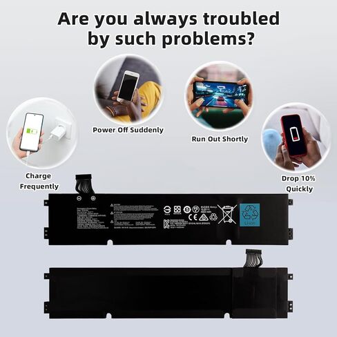 [New] RC30-0351 60.8Wh Laptop Replacement Battery for Razer Blade 15 Base 2020 2021 RZ09-0351 RC30-0351 RZ09-03519E11 Series Notebook. in Saudi Arabia