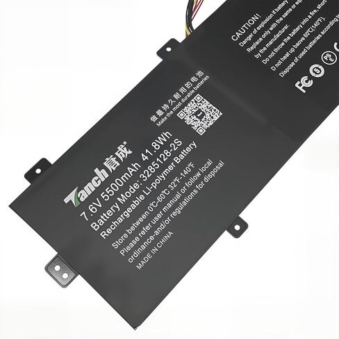 Tanch 5080270P NV-3285128-2S بطارية الكمبيوتر المحمول لـ Primux Ioxbook 1406F Ultra UMM23013U PT140611200264 7.6V 5500mAh 41.8WW in Kuwait