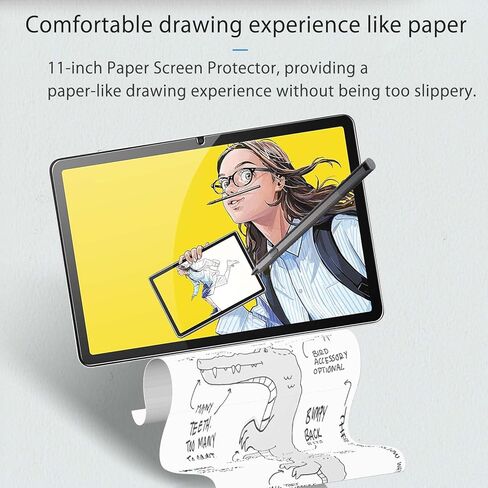 Screen Protector for Wacom MovinkPad 11, Paper Film,High Light Transmittance,Scratch,Paper Screen Protector for Wacom MovinkPad 11 Drawing Tablet 11.45inch[2pack] in Saudi Arabia