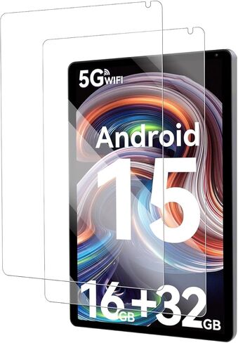 Screen Protector for Evermyth (10 Inch) Android Tablet, 9h Tempered Glass, Drop-Proof, Scratch-Proof, Bubble-Free, 2 Pack. in Saudi Arabia