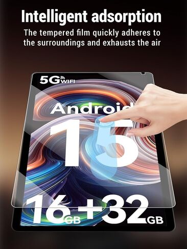 Screen Protector for Evermyth (10 Inch) Android Tablet, 9h Tempered Glass, Drop-Proof, Scratch-Proof, Bubble-Free, 2 Pack. in Saudi Arabia