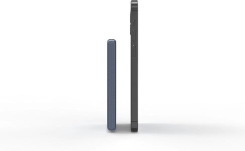 بنك الطاقة اللاسلكي المغناطيسي Magcharge بقدرة 5000 مللي أمبير في الساعة - شاحن محمول متوافق مع MagSafe مع مسند ومنافذ USB-C مزدوجة - حزمة بطارية رفيعة للشحن السريع لأجهزة iPhone وSamsung Galaxy - أزرق داكن in Saudi Arabia