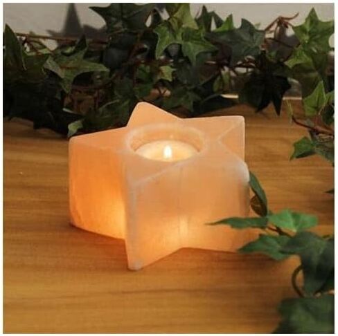 NB Himalayan Pink Salt Tea Light Holder 1 Pack (Natural) in Saudi Arabia