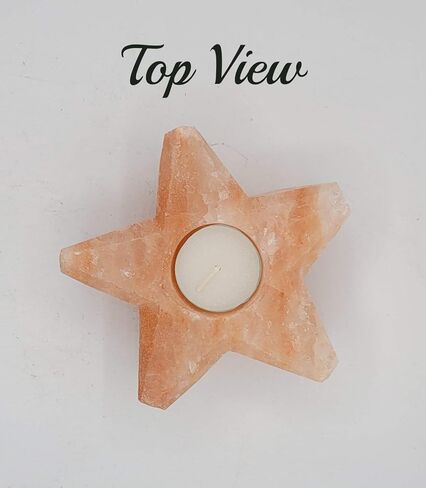 NB Himalayan Pink Salt Tea Light Holder 1 Pack (Natural) in Saudi Arabia