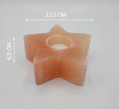 NB Himalayan Pink Salt Tea Light Holder 1 Pack (Natural) in Saudi Arabia