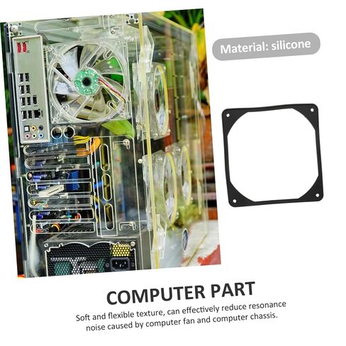 DOITOOL 5pcs Computer Fan Shock Absorption Pads Soft Dampening for Cases Reduces Noise and Resonance for Fans in Saudi Arabia