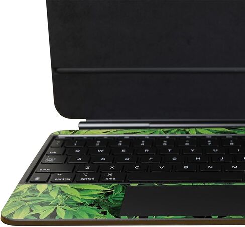 Keyboard Skin Compatible with Apple Magic Keyboard for iPad Pro 11" (M5) 2025 - Weed - Premium 3M Vinyl Protective Wrap Decal Cover - Easy to Apply | Crafted in The USA by MightySkins in Saudi Arabia