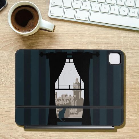 غلاف لوحة المفاتيح متوافق مع لوحة مفاتيح Apple Magic Keyboard لجهاز iPad Pro 13 بوصة (M5) 2025 - Onlooker - غطاء لاصق واقٍ من الفينيل 3M ممتاز - سهل الاستخدام | صُنع في الولايات المتحدة الأمريكية بواسطة MightySkins in Saudi Arabia
