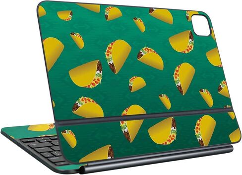 غلاف لوحة المفاتيح متوافق مع لوحة مفاتيح Apple Magic Keyboard لجهاز iPad Pro 11 بوصة (M5) 2025 - Tacos - غطاء لاصق واقٍ من الفينيل 3M ممتاز - سهل الاستخدام | صُنع في الولايات المتحدة الأمريكية بواسطة MightySkins in Saudi Arabia