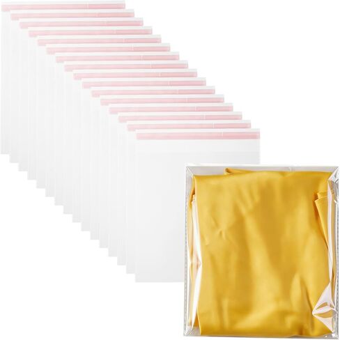 zzwjhpak Cellophane Bags, 120 Pcs Resealable Clear Poly Bags for Clothes, Party Favors, Artwork & Decorative Wrappers(9 * 12) in Saudi Arabia