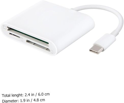 محول قارئ ذاكرة USB من النوع c متعدد الاستخدامات من Homoyoyo، قارئ بطاقة Cf مدمج متوافق مع أجهزة USB OTG المحمولة لعشاق التصوير الفوتوغرافي الذين يستخدمون in Saudi Arabia